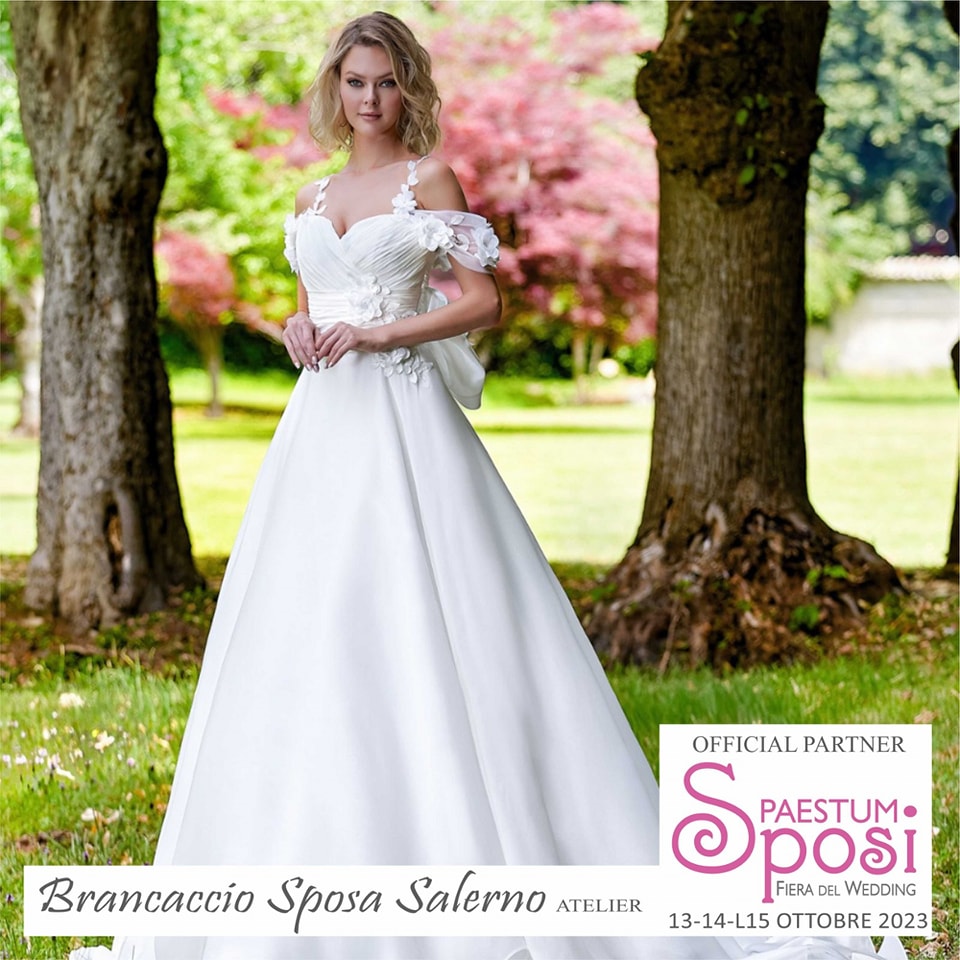 Brancaccio Sposa sarà presente al Paestum Sposi 2023 dal 13 al 15 ottobre presso il Next Capaccio-Paestum